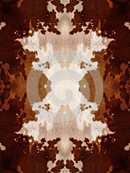 Kaleidoscope Cow Hide Pattern