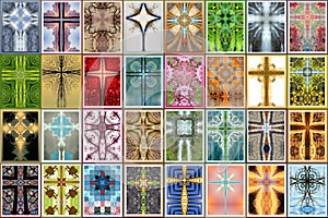 Kaleidoscope cross collection