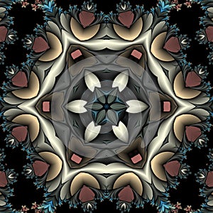 Kaleidoscope with fringe photo