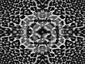 Kaleidoscope Leopard Fur Pattern