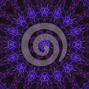 kaleidoscope mandala energy magic harmony decoration abstract contemporary digital