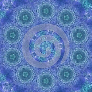 Kaleidoscope repeating pattern with rotational symmetry photo