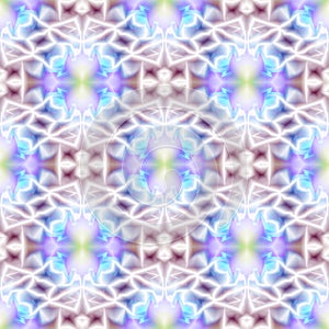 Kaleidoscopic design abstract ornament seamless texture, psyched