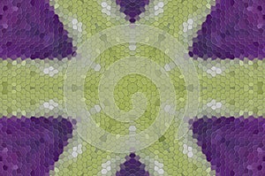 A Kaleidoscopic mosaic abstract computer generated graphic