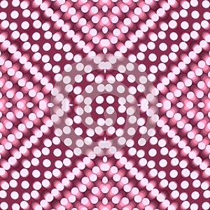 Kaleidoscopic pattern of cylindrical shapes with a trendy gradient. Geometric digital background. 3d render illustration