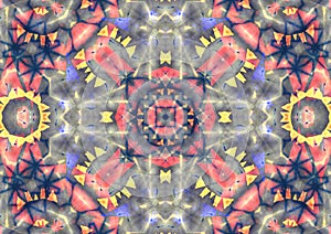 Kaleidoscopic pattern texture