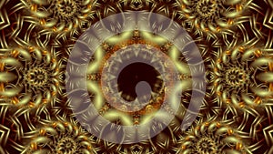 Kaleidoscopic reincarnation of various fractal ornaments