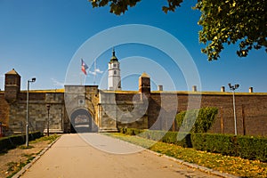 Kalemegdan, Belgrade, Serbia: Inner Gate. Belgrade Fortress consists of the old citadel and Kalemegdan Park on the confluence of