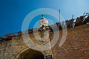 Kalemegdan, Belgrade, Serbia: Inner Gate. Belgrade Fortress consists of the old citadel and Kalemegdan Park on the confluence of