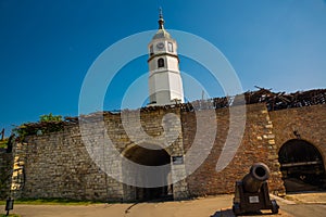 Kalemegdan, Belgrade, Serbia: Inner Gate. Belgrade Fortress consists of the old citadel and Kalemegdan Park on the confluence of