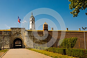 Kalemegdan, Belgrade, Serbia: Inner Gate. Belgrade Fortress consists of the old citadel and Kalemegdan Park on the confluence of