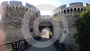 Kalemegdan Belgrade Zindan gate Bridge Serbia