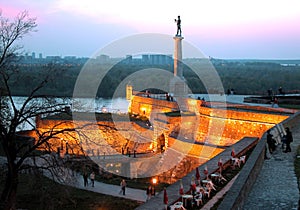 Kalemegdan at dawn photo