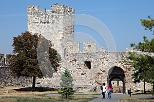 Kalemegdan Fortress Despot`s Gate in Belgrade