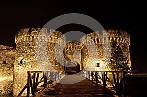 Kalemegdan fortress tower with bridge