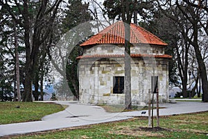 Kalemegdan the largest park and the most important historical monument in Belgrade photo