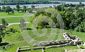 The Kalemegdan park in Belgrade