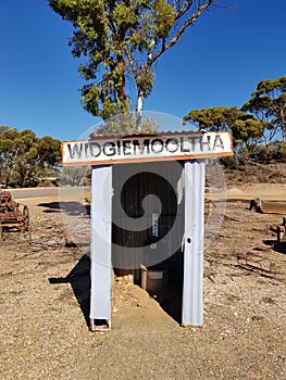 Kalgoorlie Boulder outback Australia outhouse toilet bathroom
