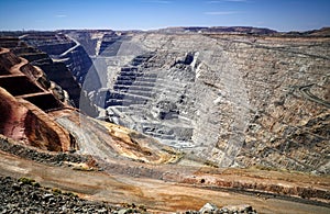 Kalgoorlie open pit mine, Western Australia