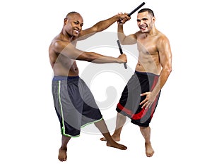 Kali Escrima Instructor and Student