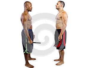 Kali Escrima Instructor and Student