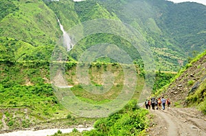 Kali Gandaki Valley near Tatopani