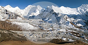 Kali Himal, beautiful mountain in Khumbu valley photo