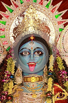 Kali - Indian Goddess face.