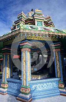 Kali tamil temple, Saint Andre, Reunion Island photo