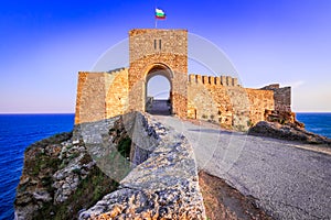 Kaliakra Fortress medieval ruins in Bulgaria photo