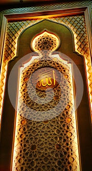 Kaligrafi Allah wall