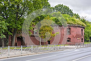 Kaliningrad, an ancient astronomical bastion made of red brick on Gvardeysky Prospekt