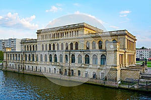 Kaliningrad, the building of the former Stock Exchange on the ba