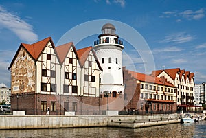 Kaliningrad. Koenigsberg. Old city reconstruction photo