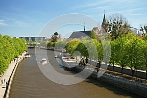 View of Pregolya river and part of Kants island