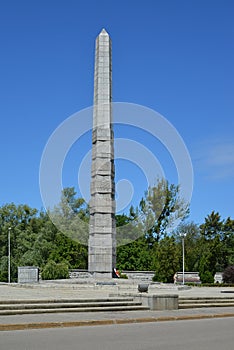 Kaliningrad, Russia. Memorial complex to 1200 Guardsmen photo