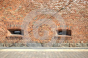 Kaliningrad. Tower Dona, embrasures