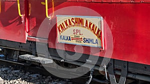Kalka Shimla toy train photo