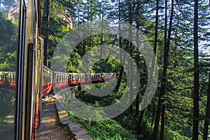 Kalka to Simala toy train. photo