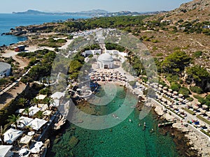 Kallithea Springs and thermes in Rhodos, Greece