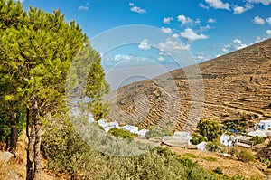 Kallitsos village in Serifos Greece