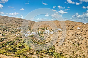 Kallitsos village in Serifos Greece