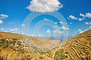 Kallitsos village in Serifos Greece