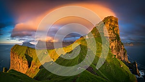 Kallur lighthouse panorama