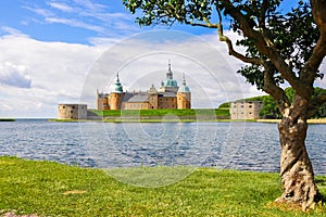 Kalmar castle on a Sunny summer day.