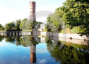 Kalmar old watertower and city wall