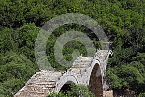 Kalogeriko stone bridge on Vikos gorge