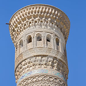 Kalon Minaret in Bukhara Buxoro, Uzbekistan