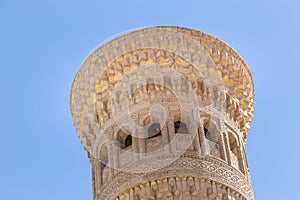 Kalon Minaret in Bukhara Buxoro, Uzbekistan
