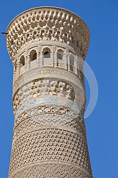 Kalon Minaret in Bukhara Buxoro, Uzbekistan